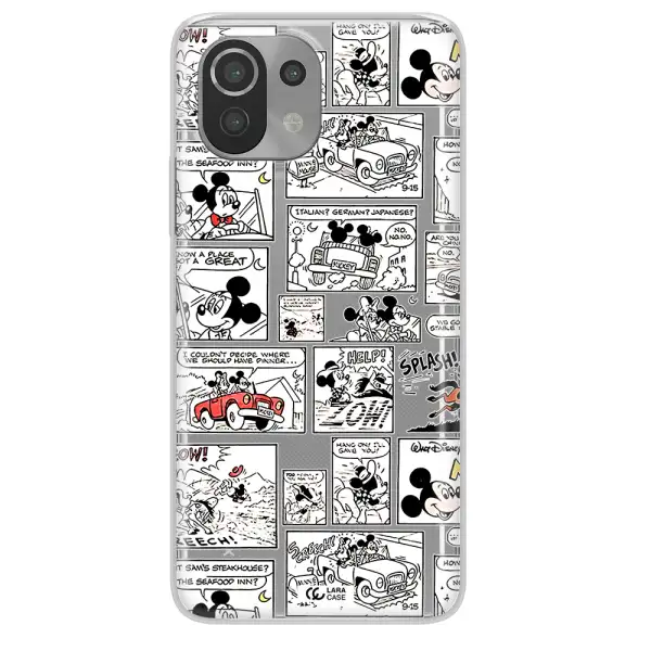 Mickey Mouse Comic Strip Xiaomi Mi 11 Lite Clear Tpu Case