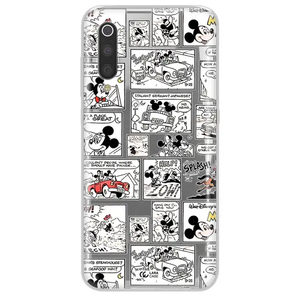 Mickey Mouse Comic Strip Xiaomi Mi 9 Clear Tpu Case