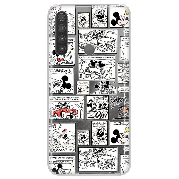 Mickey Mouse Comic Strip Xiaomi Note 8 Clear Tpu Case