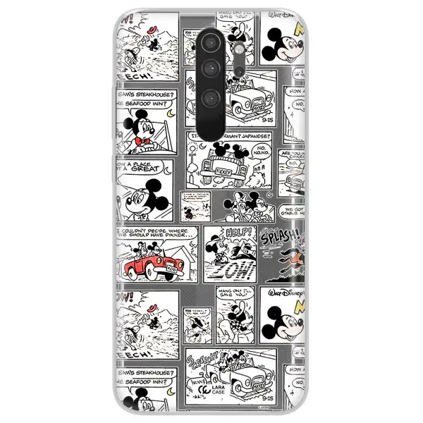 Mickey Mouse Comic Strip Xiaomi Note 8 Pro Clear Tpu Case