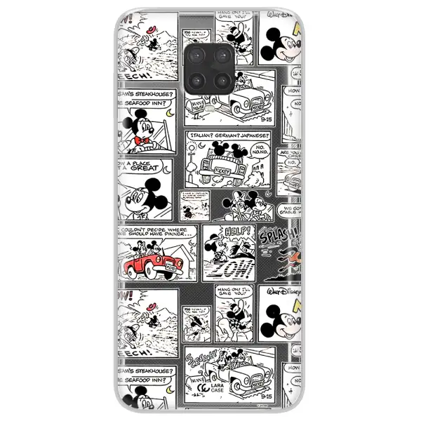 Mickey Mouse Comic Strip Xiaomi Note 9 Pro Clear Tpu Case