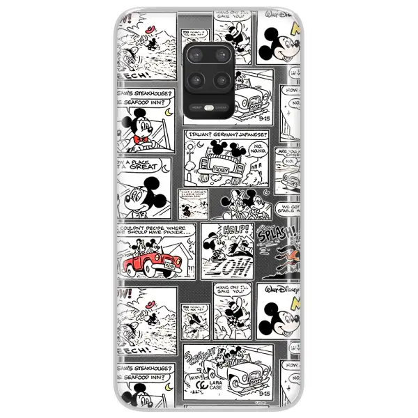Mickey Mouse Comic Strip Xiaomi Note 9S Clear Tpu Case