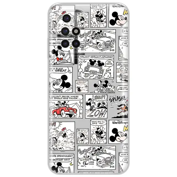 Mickey Mouse Comic Strip Xiaomi Redmi 10 Clear Tpu Case