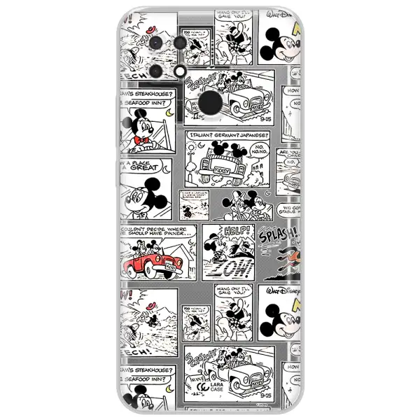 Mickey Mouse Comic Strip Xiaomi Redmi 10C Clear Tpu Case
