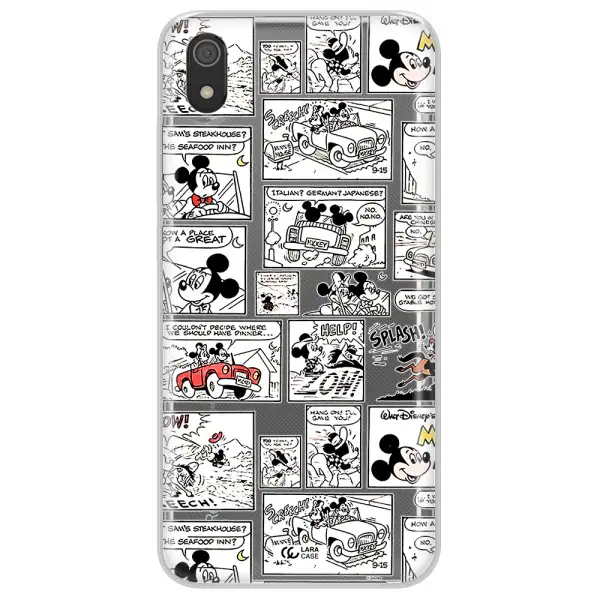 Mickey Mouse Comic Strip Xiaomi Redmi 7A Clear Tpu Case
