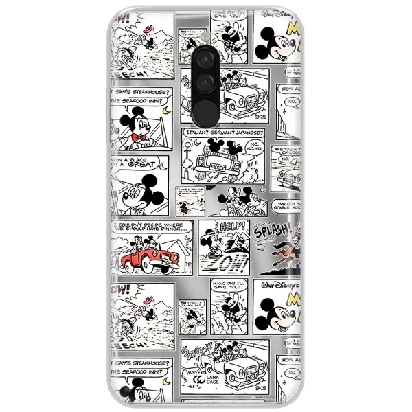 Mickey Mouse Comic Strip Xiaomi Redmi 8 Clear Tpu Case