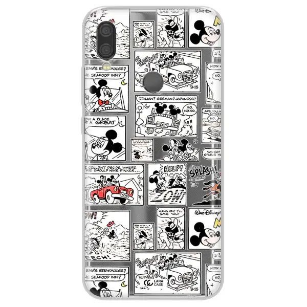 Mickey Mouse Comic Strip Xiaomi Redmi Note 7 Clear Tpu Case