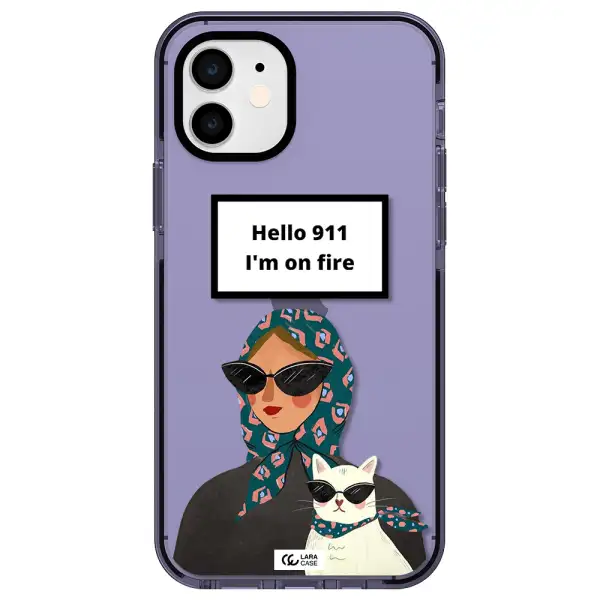 911 Apple iPhone 11 impact Lilac Case