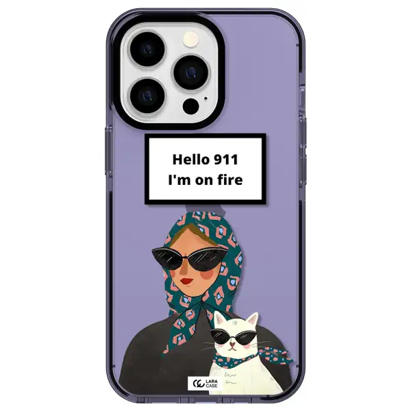 911 Apple iPhone 13 Pro impact Lilac Case