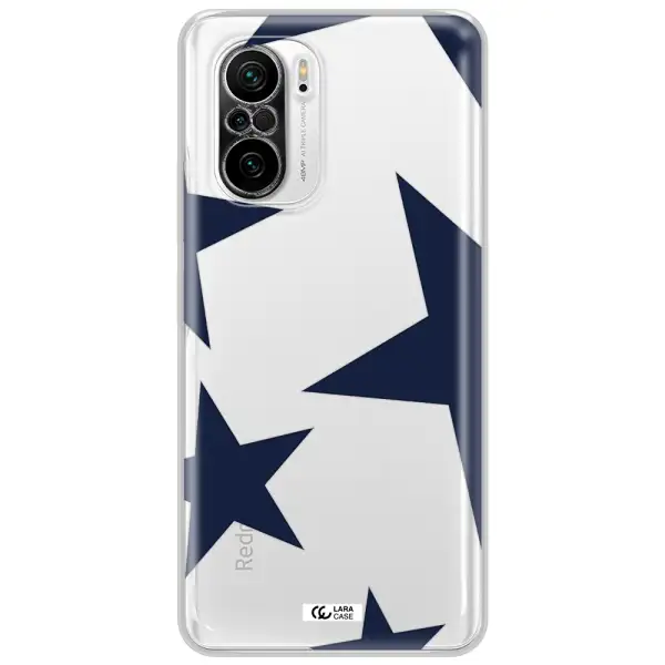 Blue Navy Stars Xiaomi Poco F3 Clear Tpu Case