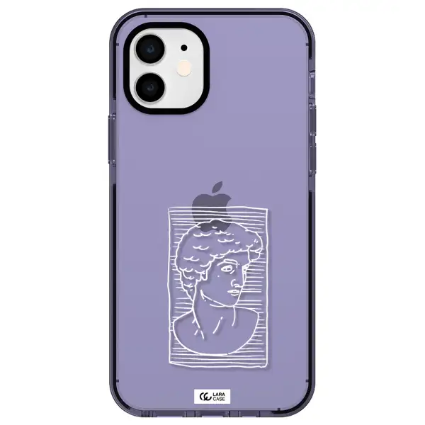 David Apple iPhone 12 impact Lilac Case