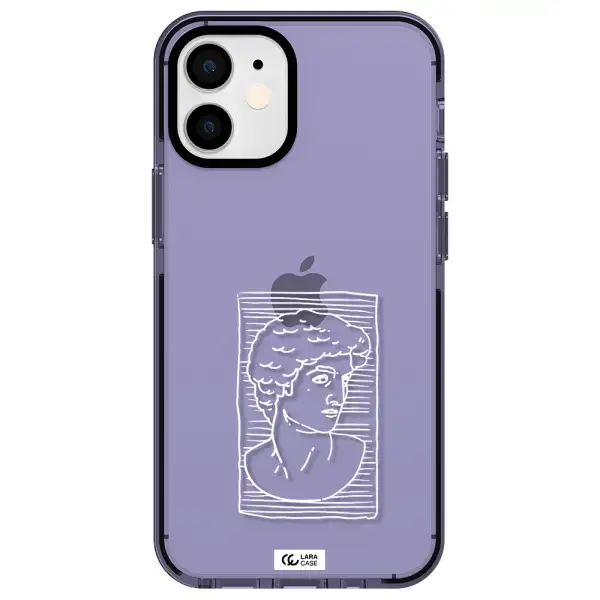 David Apple iPhone 12 mini impact Lilac Case