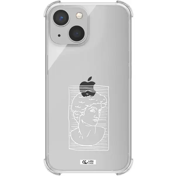 David Apple iPhone 13 Clear PC Case