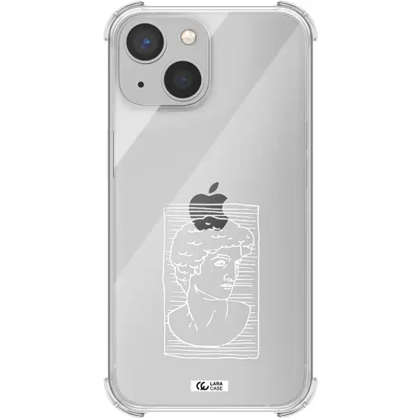 David Apple iPhone 13 mini Clear PC Case