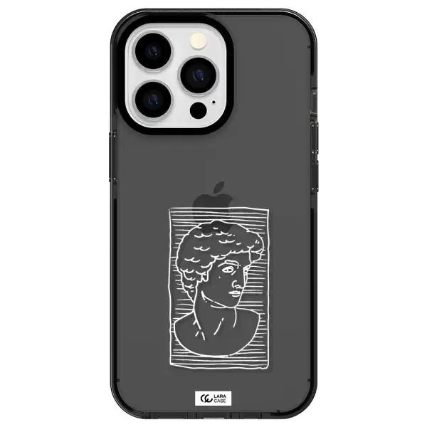 David Apple iPhone 13 Pro impact Smoke Black Case