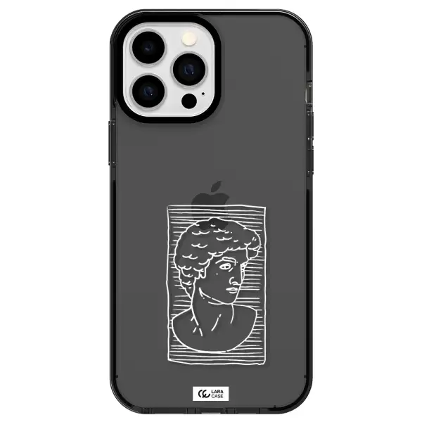 David Apple iPhone 13 Pro Max impact Smoke Black Case