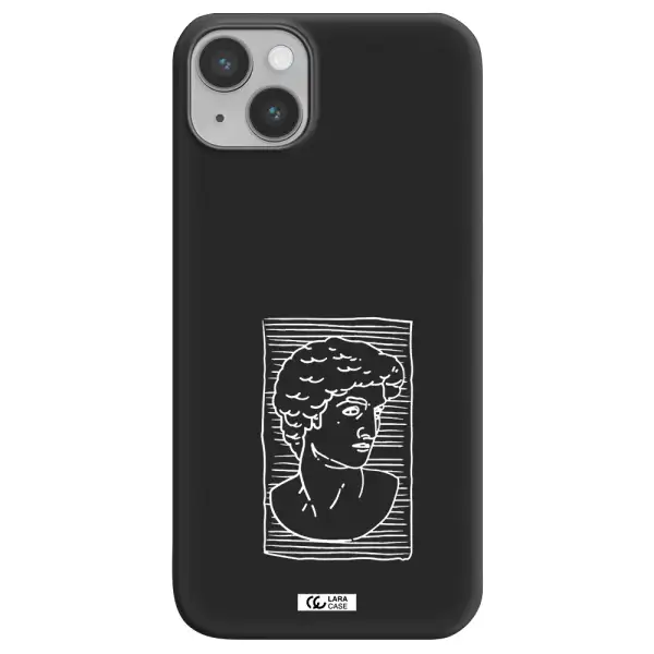 David Apple iPhone 14 Silicone black Case