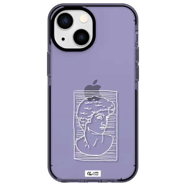 David Apple iPhone 15 impact Lilac Case