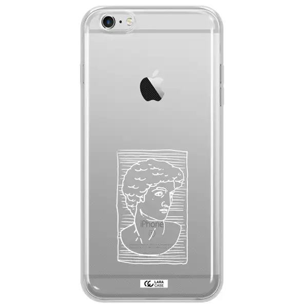 David Apple iPhone 6 s plus Clear TPU Case
