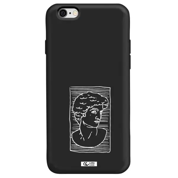 David Apple iPhone 6 Silicone black Case