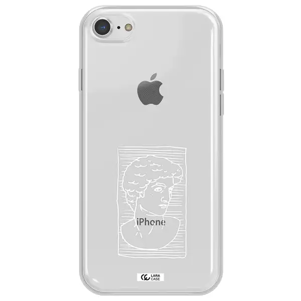 David Apple iPhone 7 Clear TPU Case