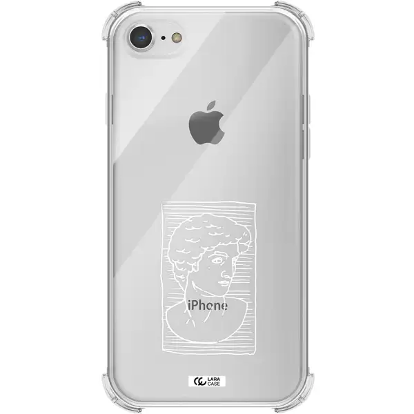 David Apple iPhone 8 Clear PC Case