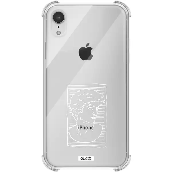 David Apple iPhone XR Clear PC Case