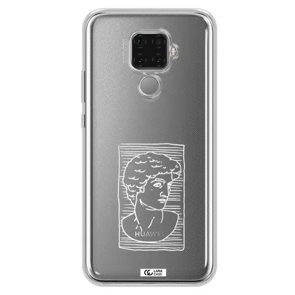 David Huawei Mate 30 Lite Clear TPU Case
