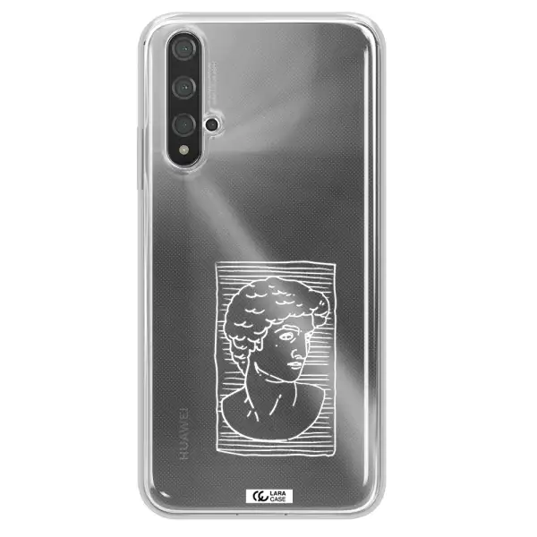 David Huawei Nova 5t Clear TPU Case