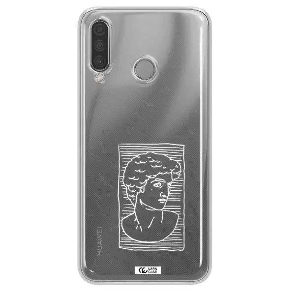 David Huawei P30 Lite Clear TPU Case