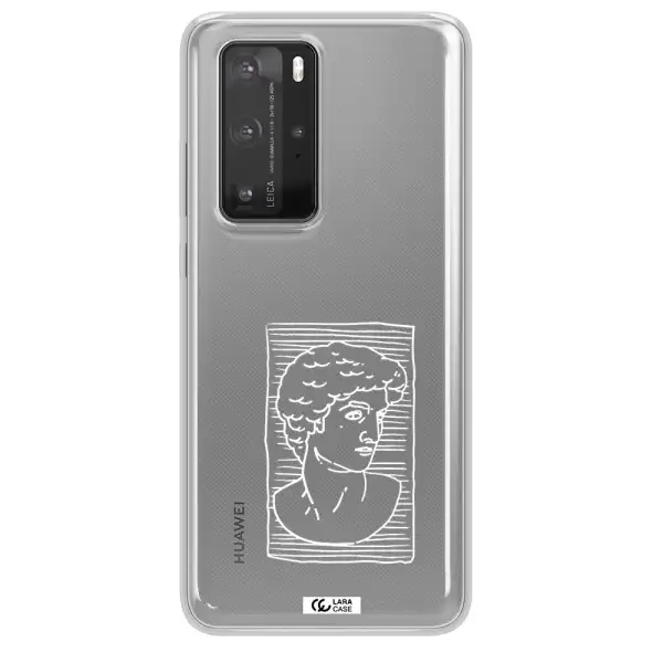 David Huawei P40 Pro Clear TPU Case