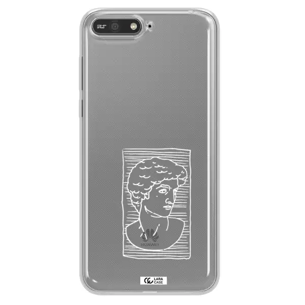 David Huawei Y6 2018 Clear TPU Case