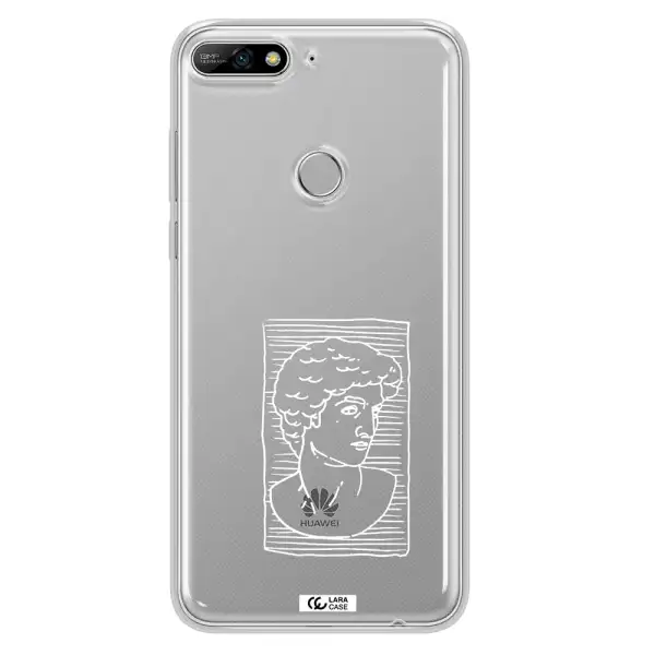 David Huawei Y7 2018 Clear TPU Case
