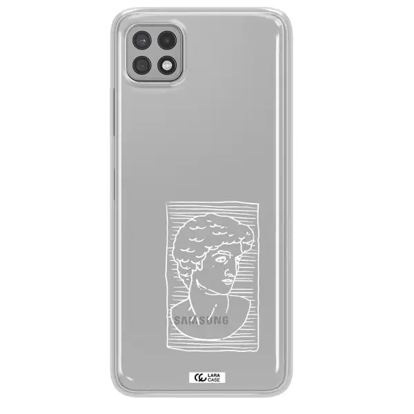 David Samsung A22 5g Clear TPU Case