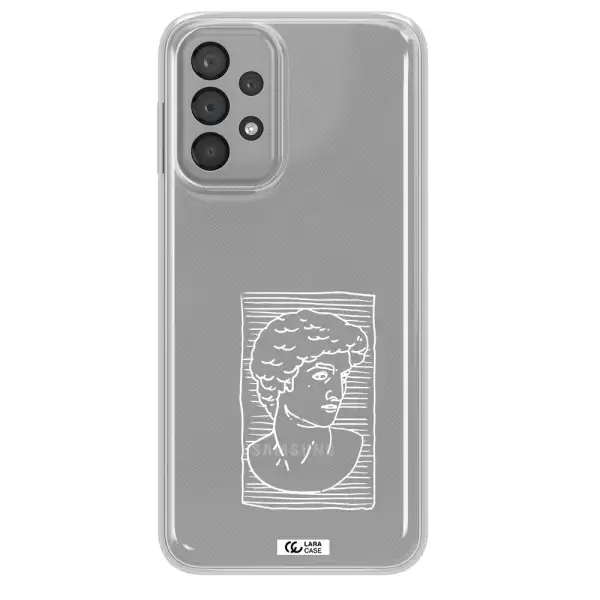 David Samsung A23 Clear TPU Case