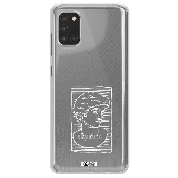 David Samsung A31 Clear TPU Case