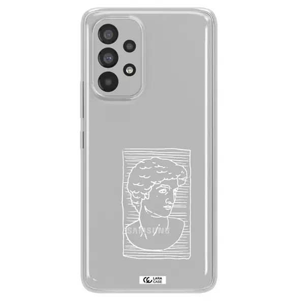 David Samsung A53 Clear TPU Case