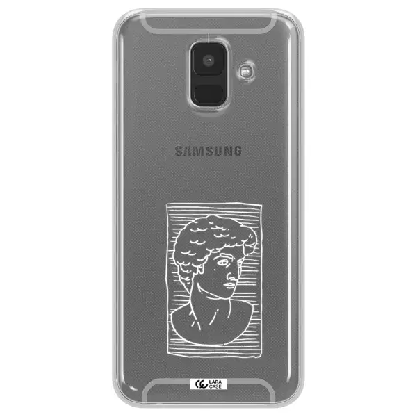 David Samsung A6 Clear TPU Case