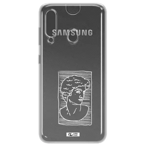 David Samsung A60 Clear TPU Case