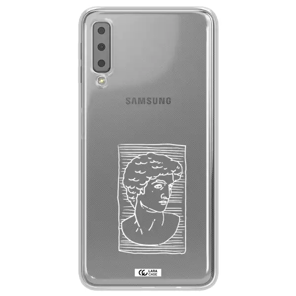 David Samsung A7 2018 Clear TPU Case