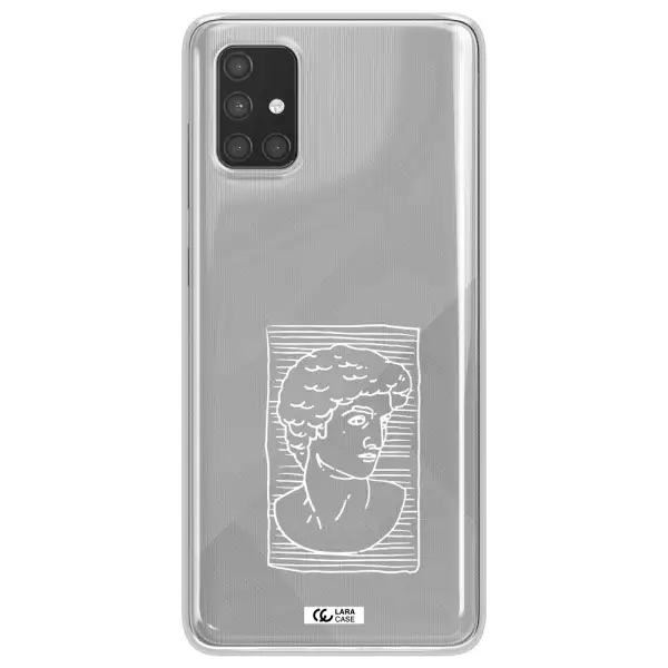 David Samsung A71 Clear TPU Case