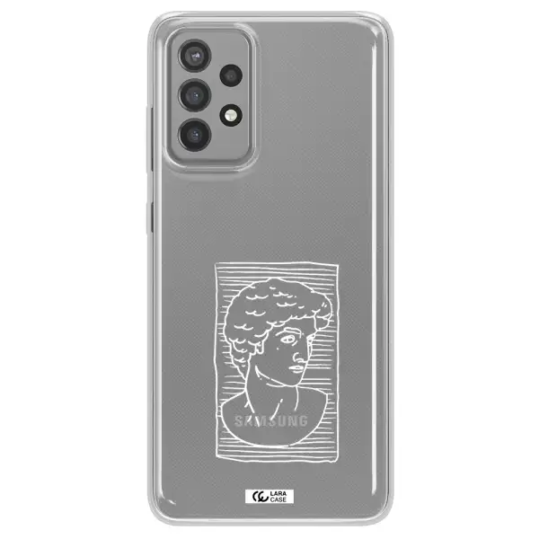 David Samsung A72 Clear TPU Case