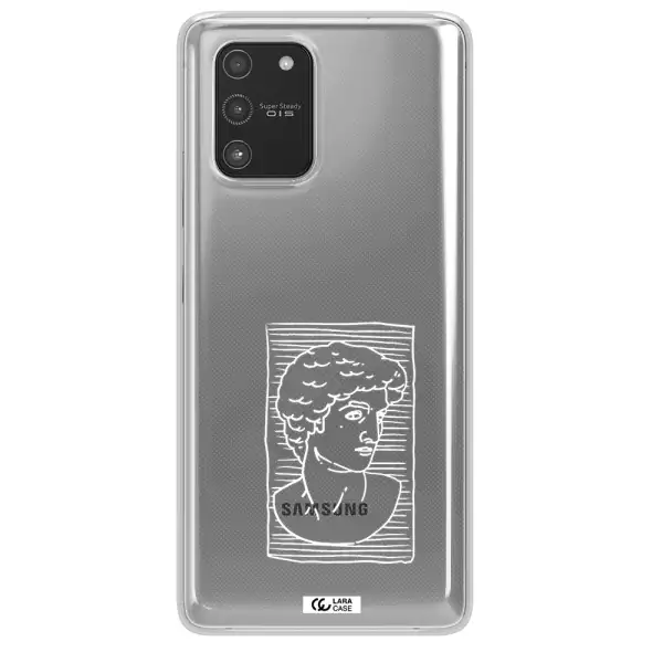 David Samsung A91 Clear TPU Case