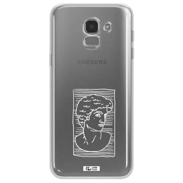 David Samsung J6 Clear TPU Case