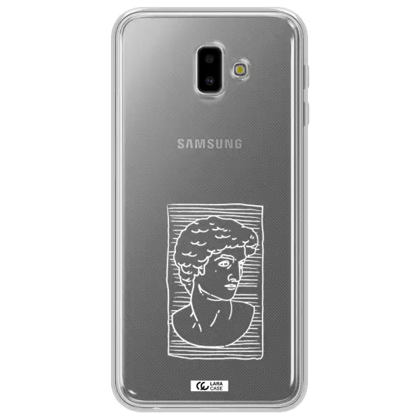 David Samsung J6 Plus Clear TPU Case