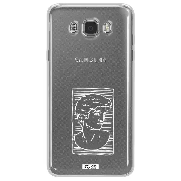 David Samsung J7 2016 Clear TPU Case
