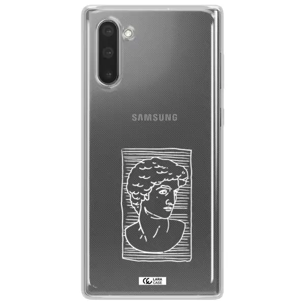 David Samsung Note 10 Clear TPU Case