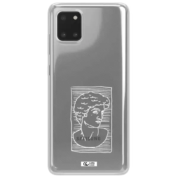 David Samsung Note 10 Lite Clear TPU Case
