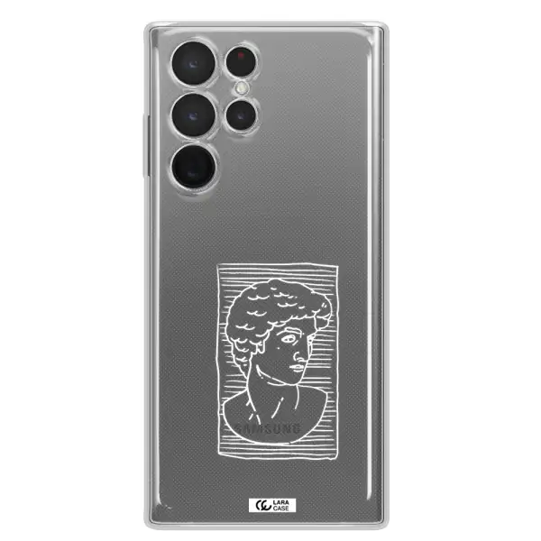 David Samsung S 22 Ultra Clear TPU Case