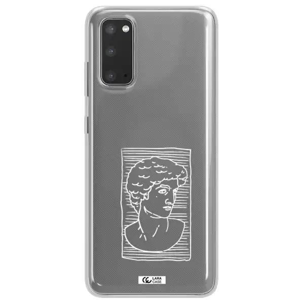 David Samsung S20 Clear TPU Case